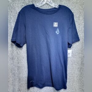 Blue Volcom stone tech Tee shirt
